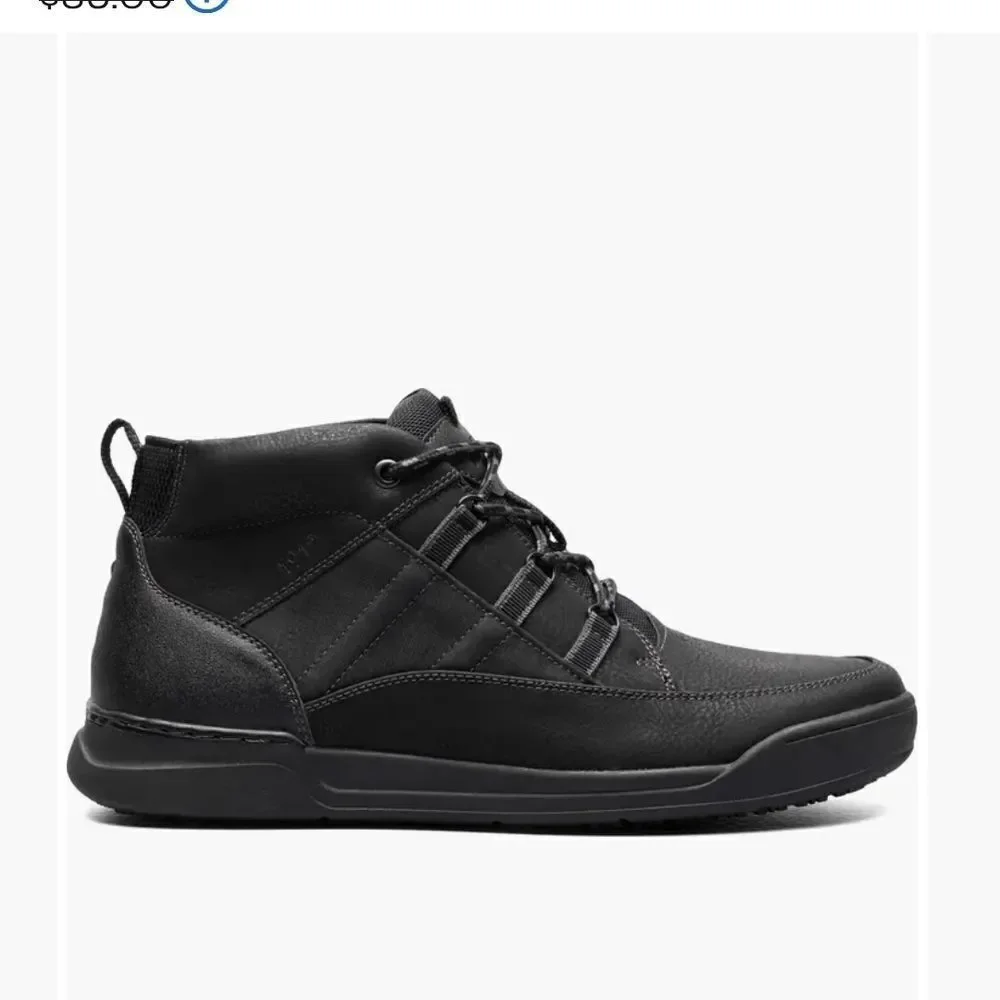 Men's Black High-Top Sneakers